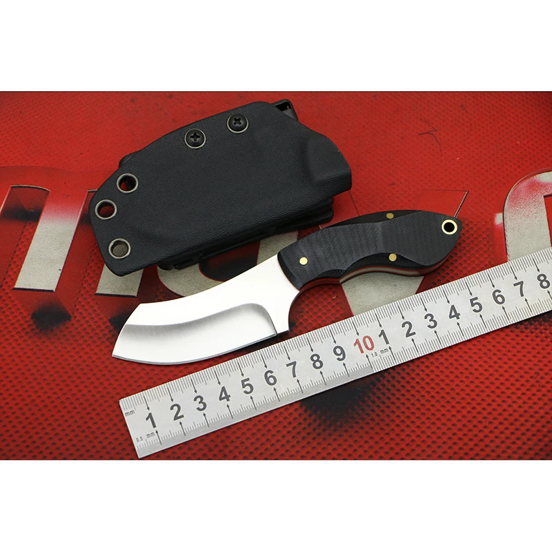 LOCOVOO Hunting straight Stainless Steel Tactical Fixed Blade Knife