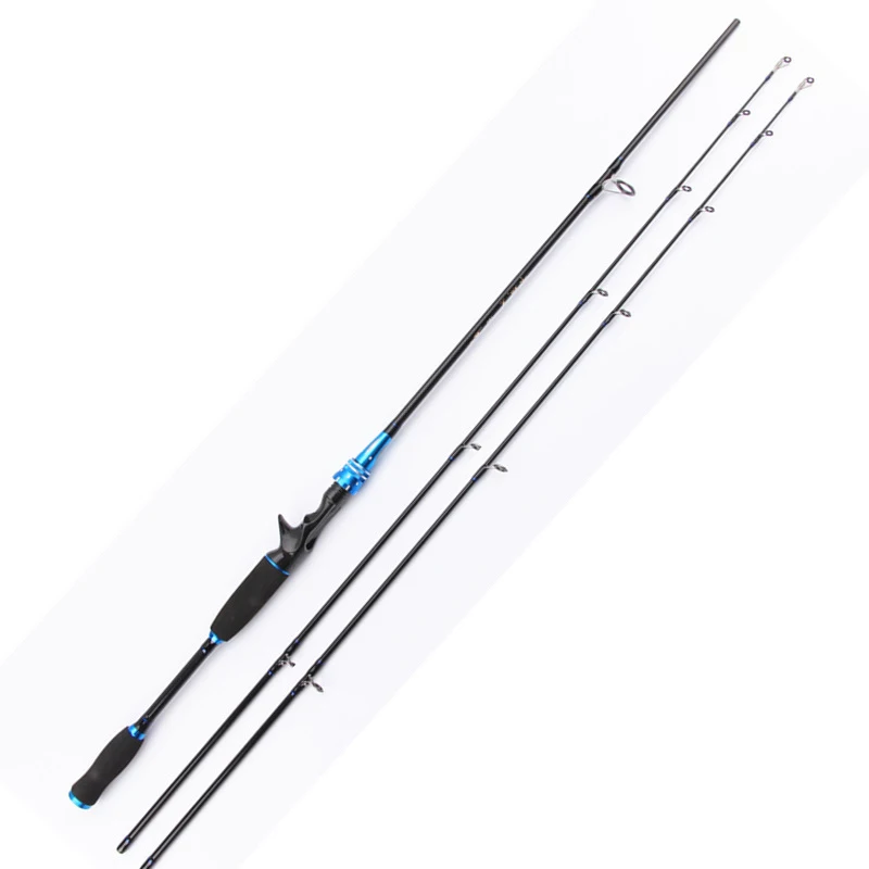 

1.8M/2.1M Spinning / Casting Fishing Rod M MH Power 2 Tips 100% Carbon Baitcasting Lure Rod Fishing Tackle Medium Fast GAN004