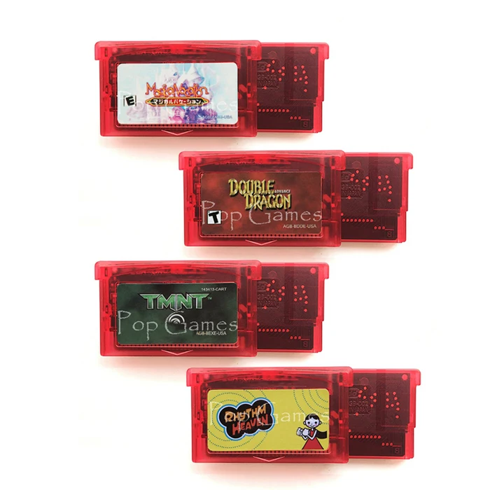 

Magical Vacation Double Dragon Advance TMN Rhythm Heaven for 32 Bit Video Game Cartridge Console Card Handheld Player US