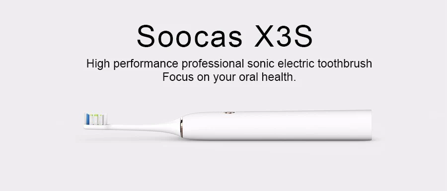 Xiaomi Soocas X3 sonic электрическая зубная щетка обновленная для взрослых Водонепроницаемая ультра звуковая автоматическая зубная щетка USB перезаряжаемая