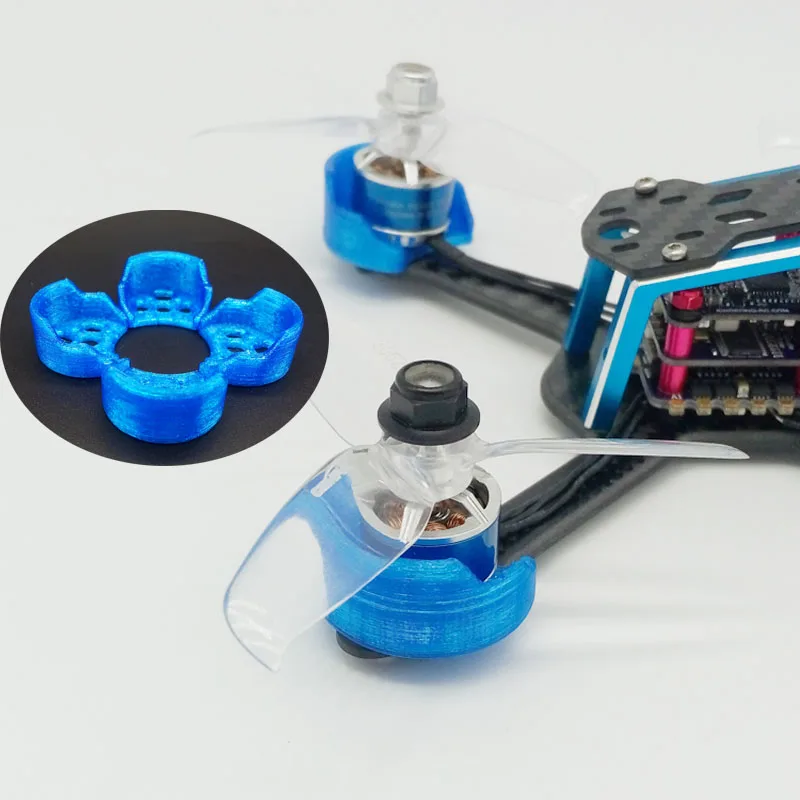 

4PCs TPU Motor Seat Motor Base Shock Absorber Protector Protection Damping Base For FPV 1306 1407 1506 1408 1606 Motors RC Drone
