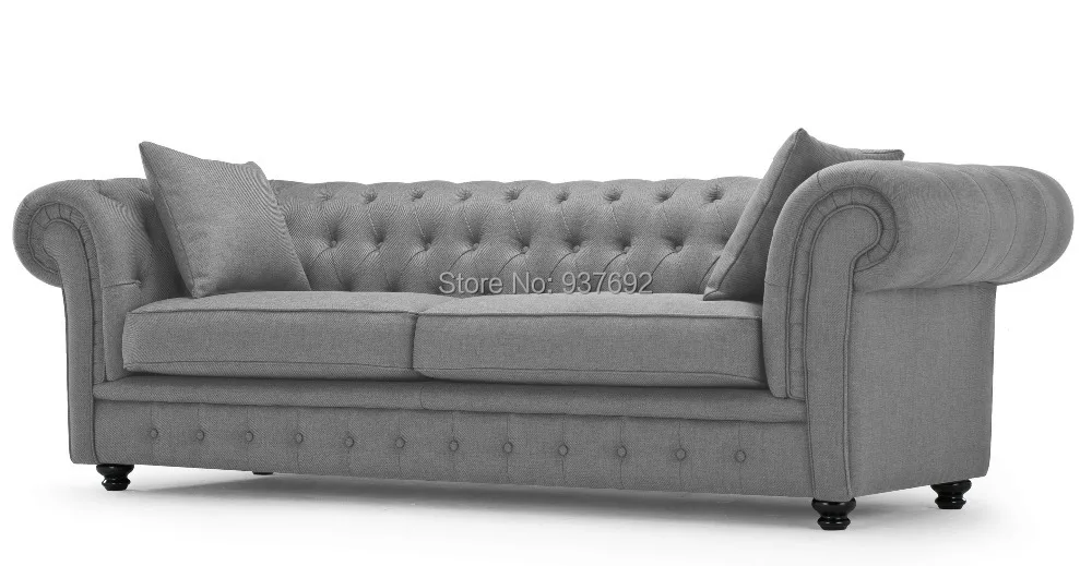 Fs1608 Living Room Furniture Diy Tufted Sofa Unpholstered