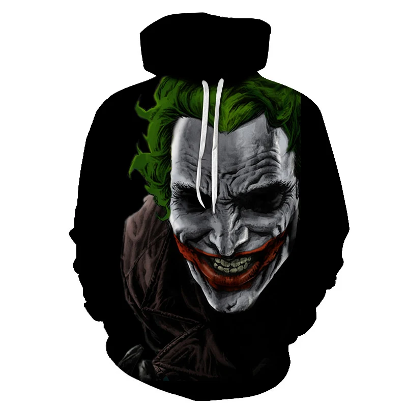 

New Horror Movie Clown Hoodie 3d Skull Stephen King Sweatshirt Plus Size S-6XL Sportswear Tracksuit Men Women Unisex Pullover