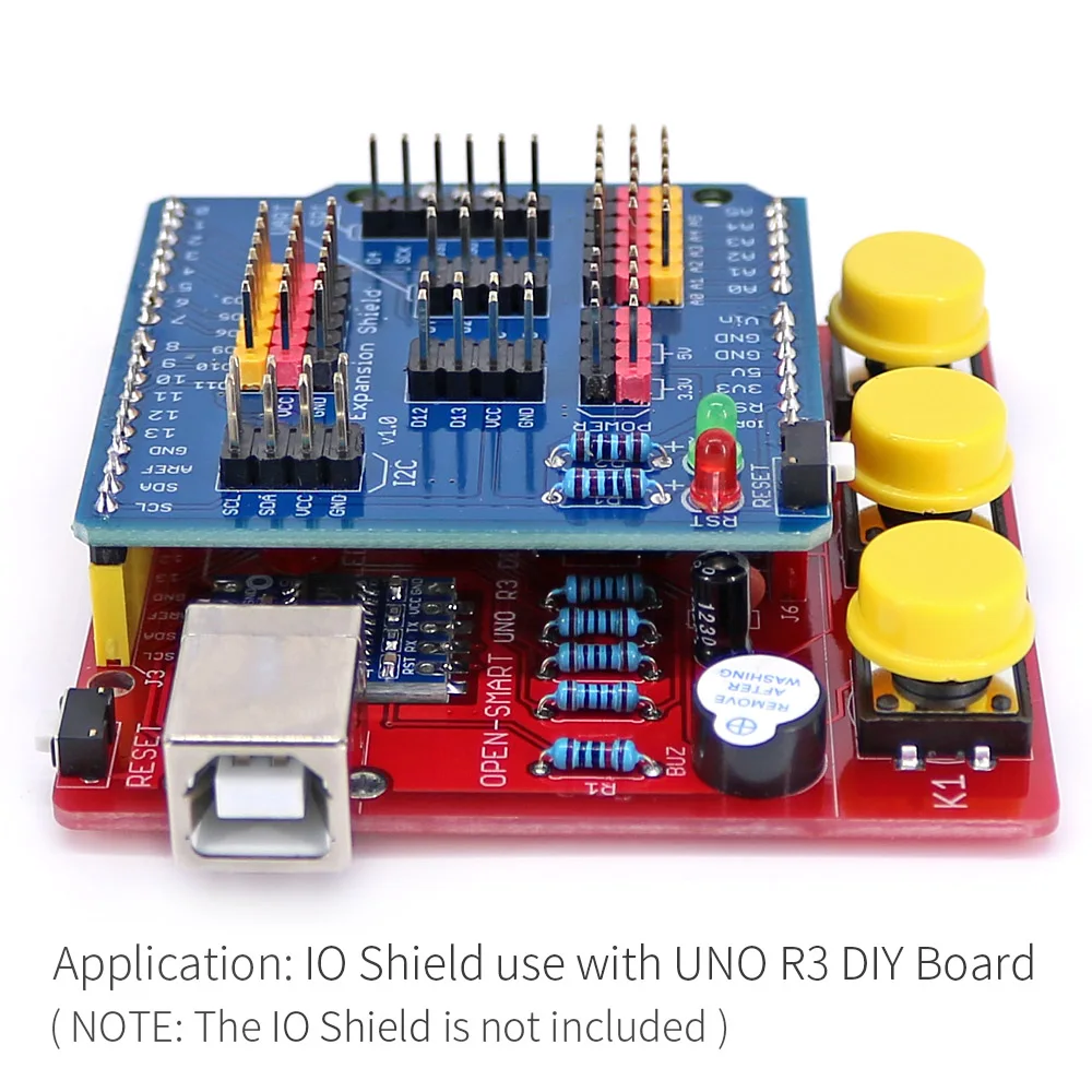 Плата разработки OPEN SMART UNO R3 DIY ATmega328P драйвер CH340 комплект деталей для пайки с