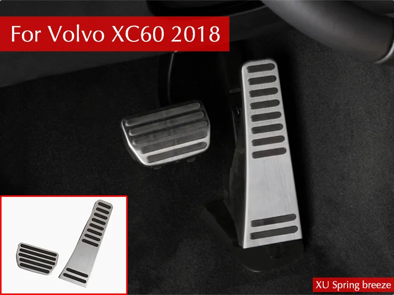 

Car Accelerator Pedal Plate Clutch Throttle Brake Foot Pedal Treadle For Volvo XC60 XC90 S90 2018 2019 Car styling refit