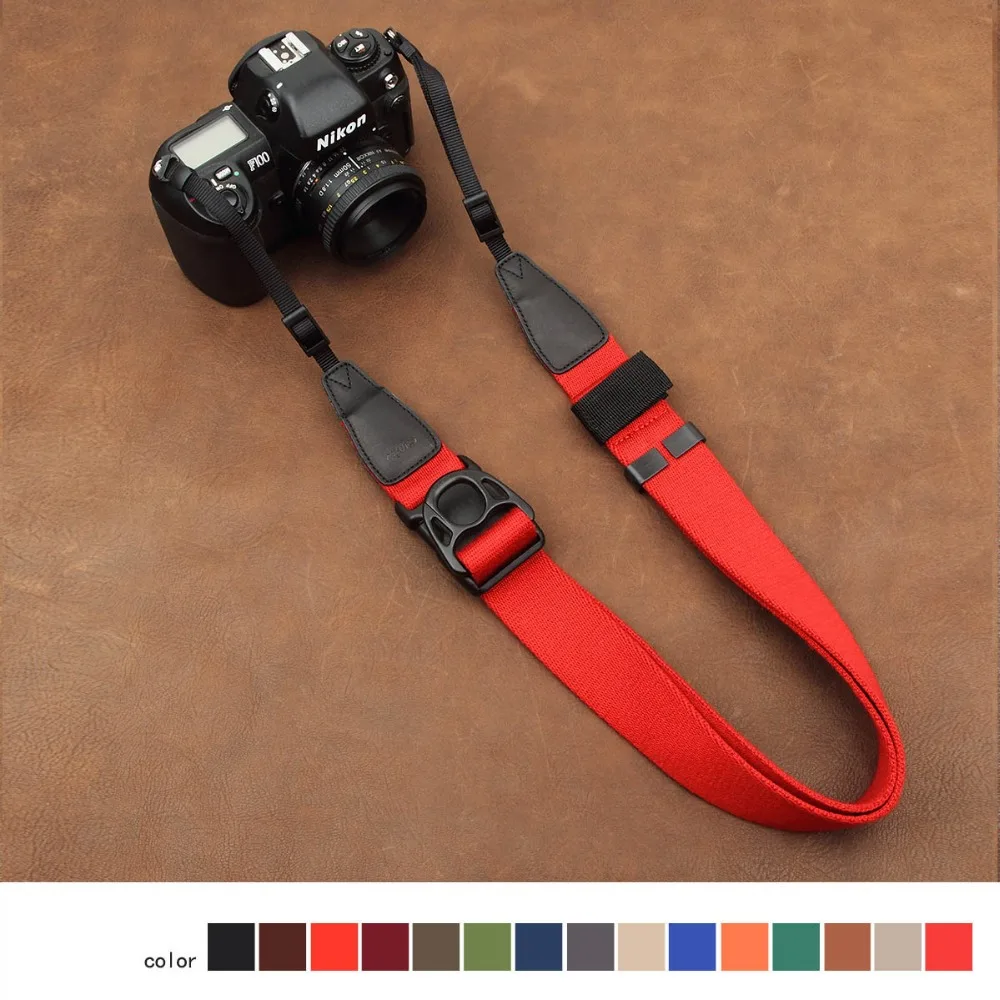 cam-in CS123 Camera strap Minimalist cotton woven shoulder strap Digital SLR lanyard for Canon Nikon Sony SLR camera