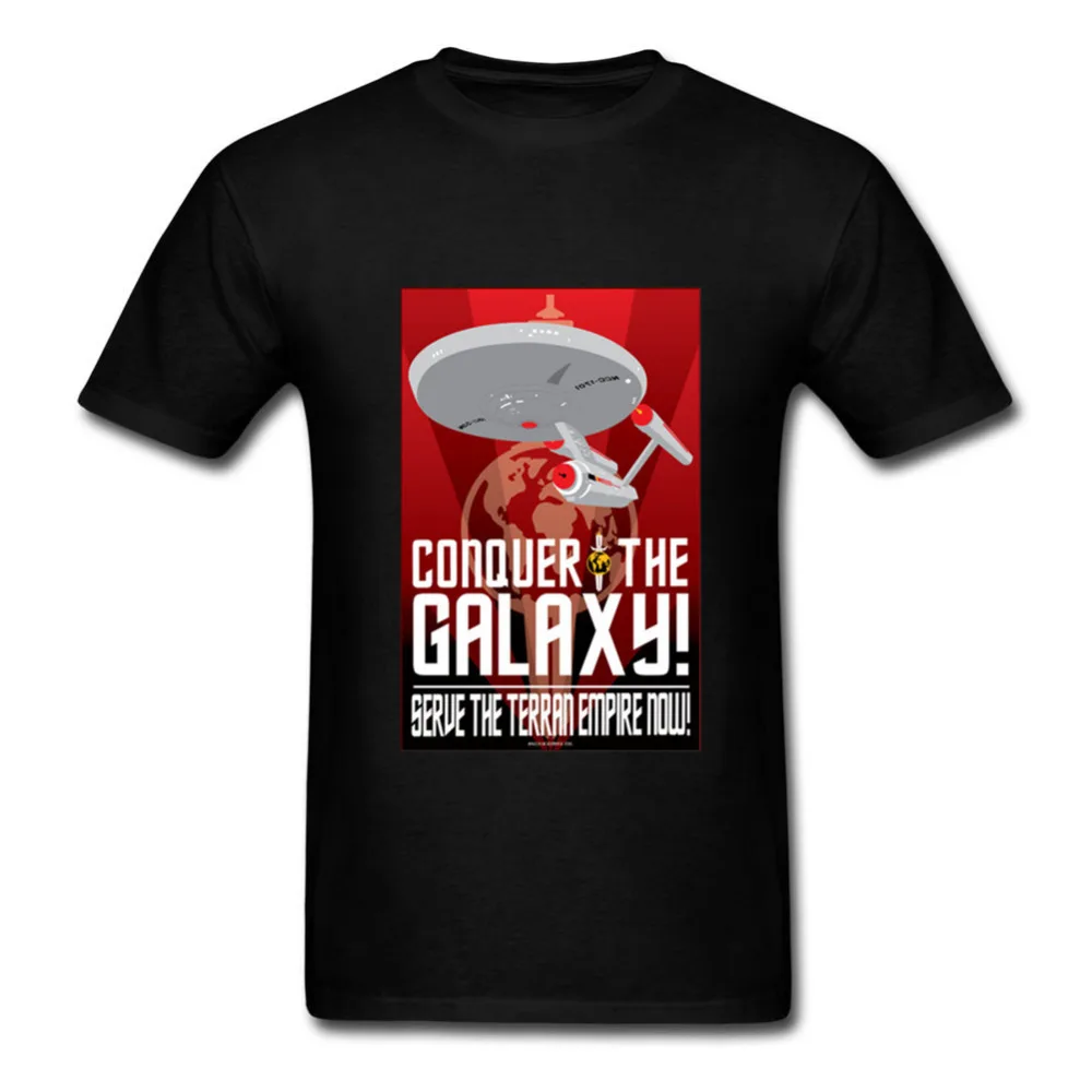 

Star Trek Serve the Terran Empire T Shirt Man's Short Sleeve Cotton 3XL Round Collar Male Breathable T-Shirt