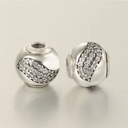 Подходит Pandora Essence браслеты счастье серебро сущность Бусины Оригинальный 925 пробы 100% серебро талисманы DIY ювелирных 09S107