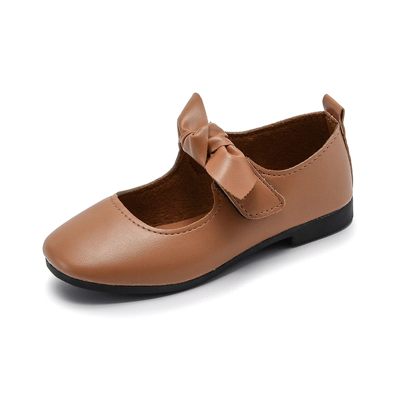 

Toddler Girls Dress Shoes Bowtie PU Leather Kids Sneakers Fashion Youth Girls Shoes School Baby Princess Party Shoes For Girls