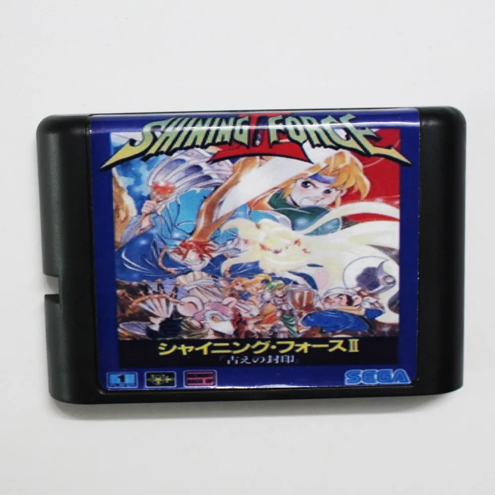 

Shining Force II 16 bit MD Game Card For Sega Mega Drive For Genesis