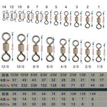 50 шт. шарикоподшипник поворотный с Детская безопасность оснастки Твердые прокатки кольца аксессуары для рыболовных крючков Рыбалка Вертлюги накатки разъем