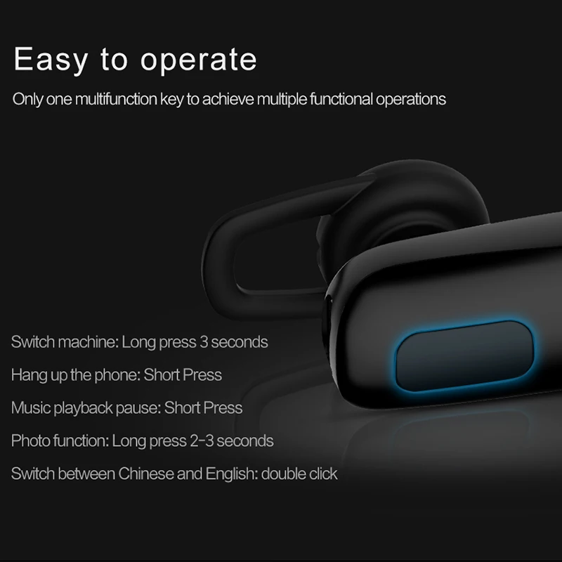 USAMS Беспроводной Bluetooth наушники стерео HD Шум снижение с микрофоном громкой связи Bluetooth 4,1 наушники для iPhone samsung