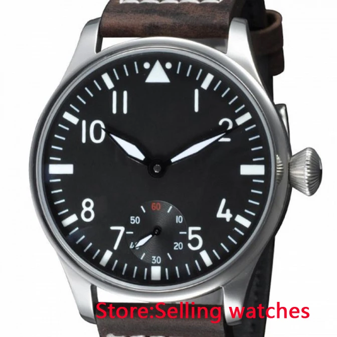 

44mm Black Dial Special@6 hand winding 6498