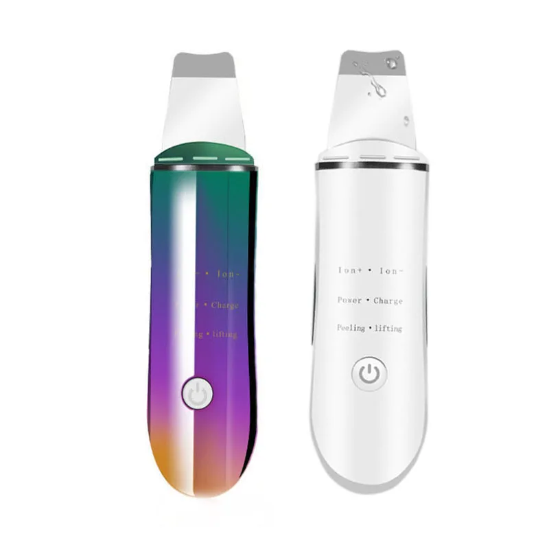  Ultrasonic Ion Deep Cleaning Skin Scrubber Peeling Shovel Facial Pore Cleaner Blackhead Remover Fac