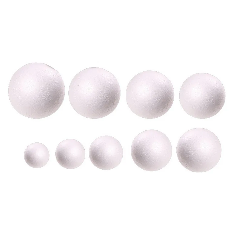 

CCINEE 5cm Wholesale Modelling Polystyrene Styrofoam Foam ball White Craft for DIY and toy shape accessory