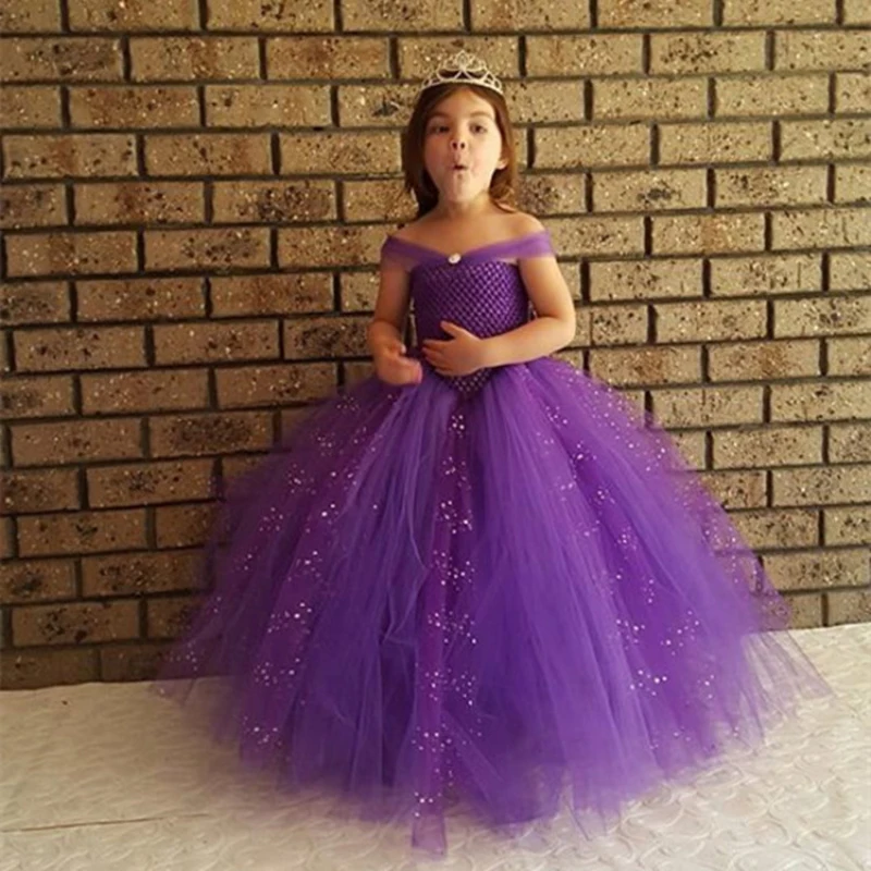 Фиолетовое Платье Эльзы фото 5