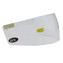 Прозрачная идеальная полировка хоккейный козырек для глаз защита от запотевания с CE внутри и против царапин снаружи