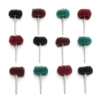 

12 pcs Polishing Sanding Polish Wheel Buffer Abrasive Brush Head for Rotary