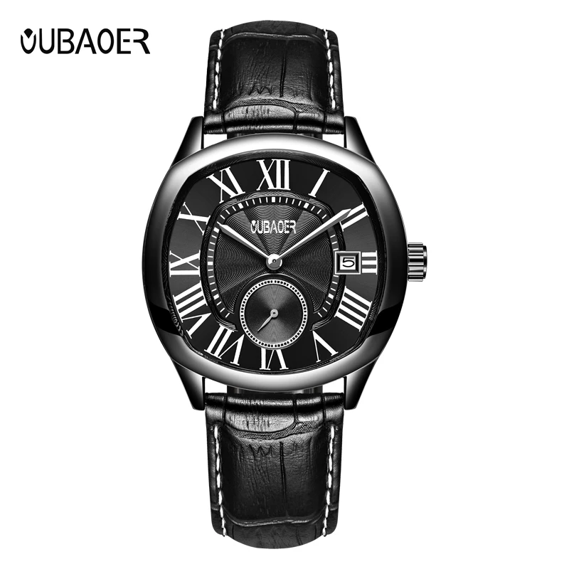 

OUBAOER Luxury Brand Men Military Sport Watches Men's Quartz Clock Waterproof Date Wristwatch Men Reloj Hombre montre homme