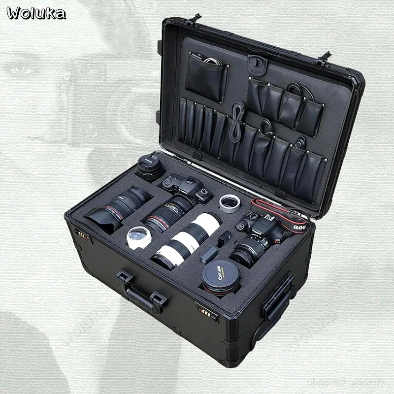 Чехол-сумка на колесиках, Безопасный инструмент, ящик для инструментов, инструменты для хранения, Экипировка, противоударный чехол из губки с колесом CD50 T11 H