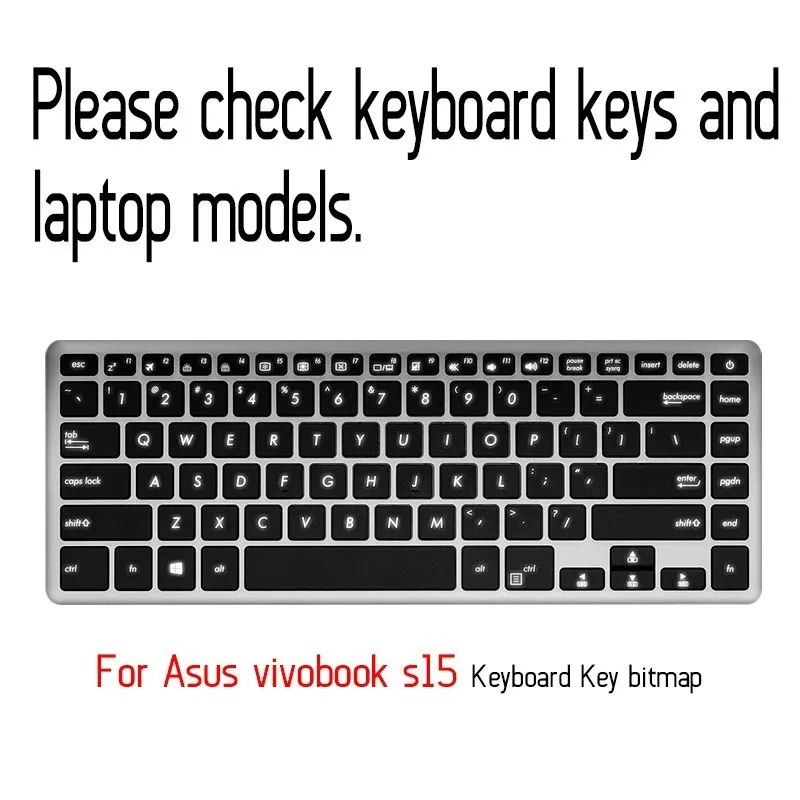 Защитная пленка для клавиатуры ноутбука Asus Vivobook S15 S5100UQ, клавиатура для ноутбука U5100UQ, термополиуретановая специальная мембрана для клавиатуры - Цвет: Clear