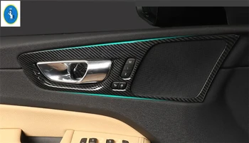 

Yimaautotrims Auto Accessory Inner Door Doorknob Handle Bowl Cover Trim 4 Pcs / 2 Model Fit For Volvo XC60 2018 2019 2020 ABS