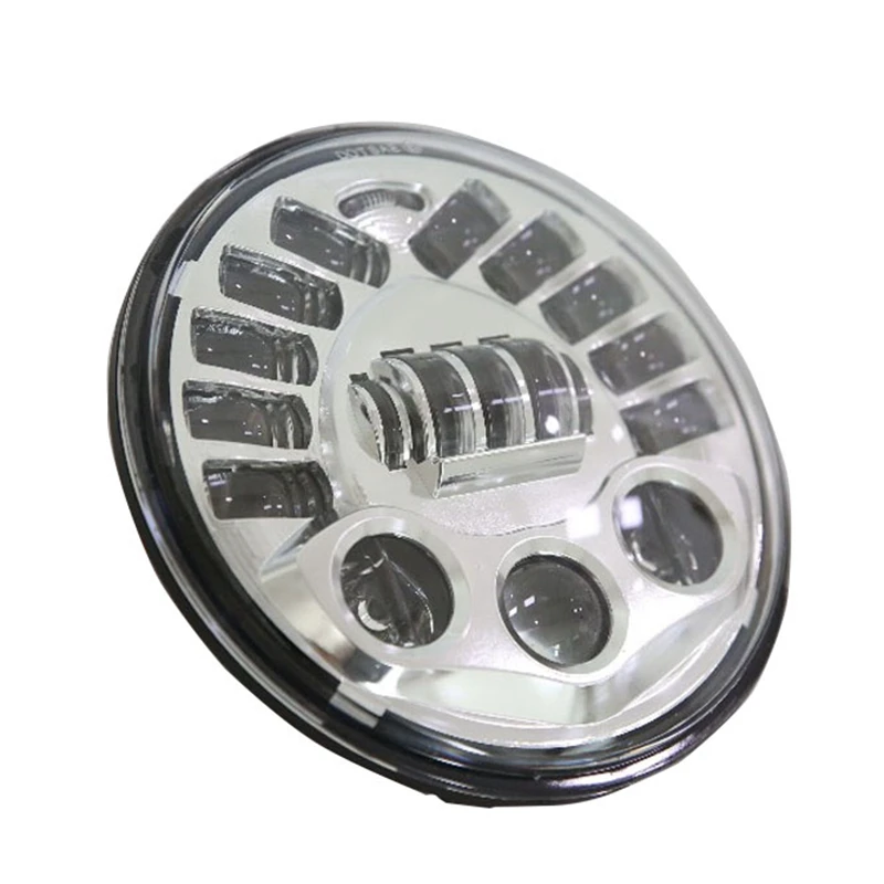 

1 pcs 7 Inch Round Headlamp FOR Touring Road King Softail Fat Boy Equaliser H4 LED Moto Headlight