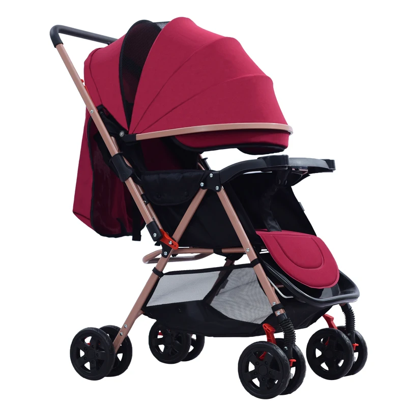 

Baby stroller Babies can sit and lie down Portable folding Shockproof Baby Car Used in Winter and Summer