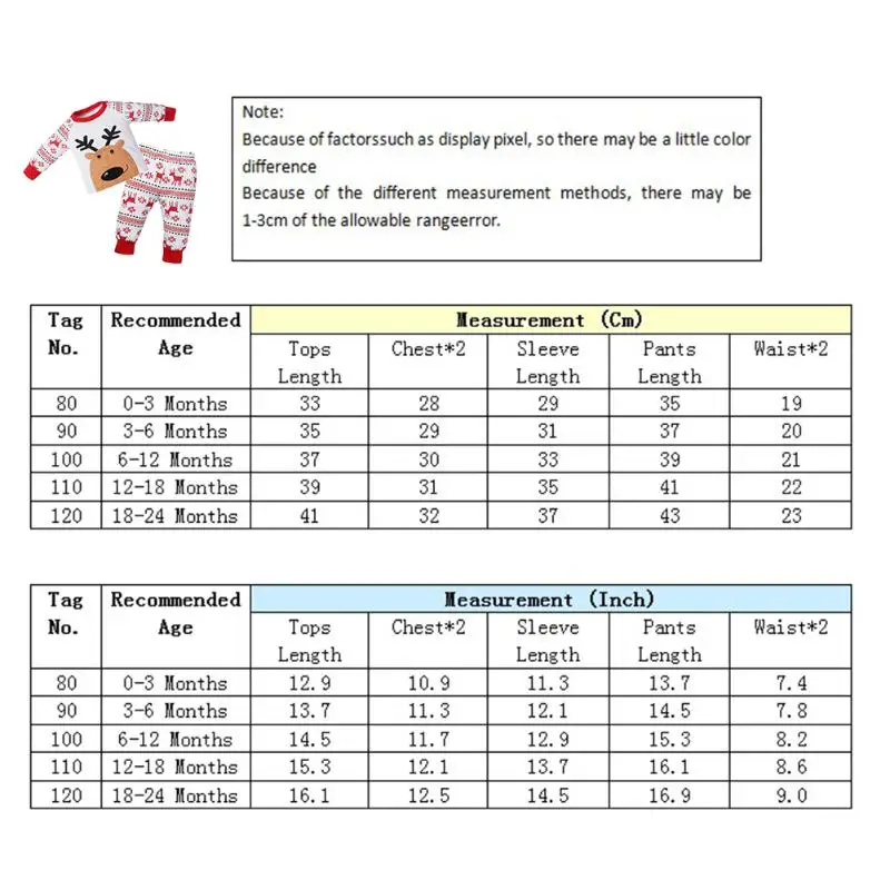 Комплект рождественской одежды для малышей с героями мультфильмов, топы с длинными рукавами и принтом оленя, штаны, Рождественский костюм для новорожденного