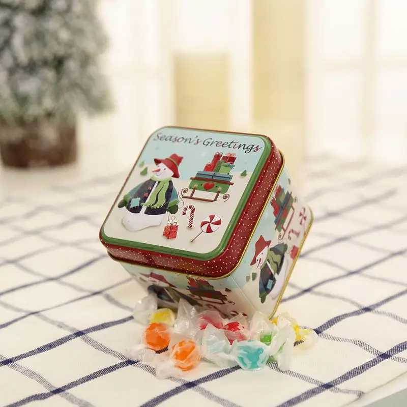 Коробка с рождественскими конфетами прочная рождественская ель подарок коробка с колокольчиками подарочные коробка контейнер для сумок поставки детские подарки - Цвет: 1