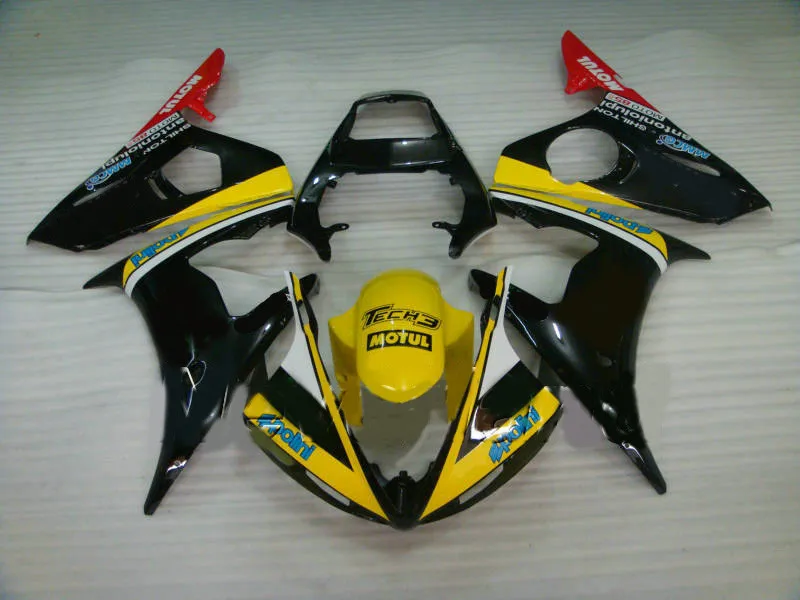 Motorcycle Fairing kit for YAMAHA YZFR6 03 04 05 YZF R6 YZF600 2003 2004 2005 Top Yellow gloss black Fairings set+Gifts YC59 | Автомобили