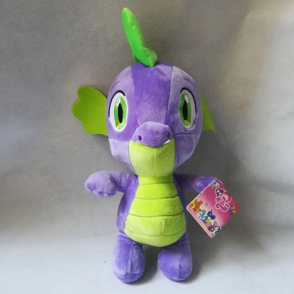 

TV figure 32cm cartoon dragon Spike plush toy about 12 inch toy ,soft doll baby toy birthday gift h0479