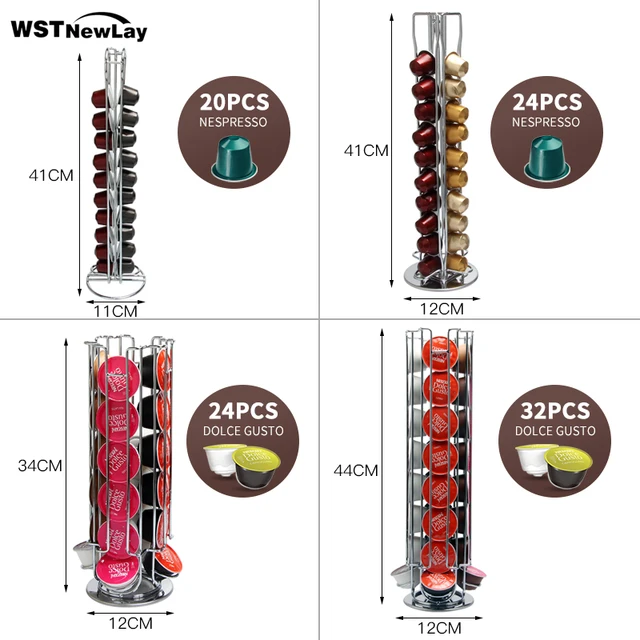 Special Price Storage Nespresso Dolce Gusto Capsules Coffee Pod Holder Stand Kitchen Table Metal Revolving Shelf Dispaly Metal Rack HR1007 Special Price Storage Nespresso Dolce Gusto Capsules Coffee Pod Holder Stand Kitchen Table Metal Revolving Shelf Dispaly Metal Rack HR1007