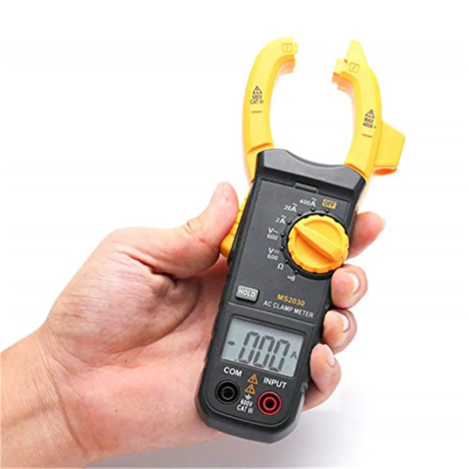 

MASTECH MS2030 AC Clamp Meters 400A multimeter with AC/DC Voltage Resistance Continuity Test & Data Hold