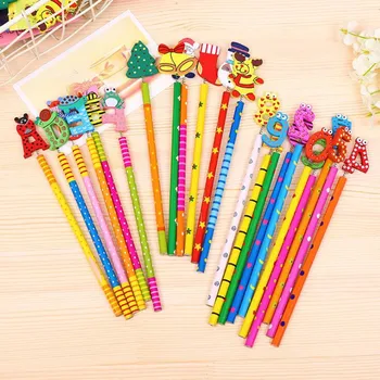 

Multiple Cartoon Spring Pencil Children Kindergarten Students Award Gift Party Favor Gift Christmas Halloween