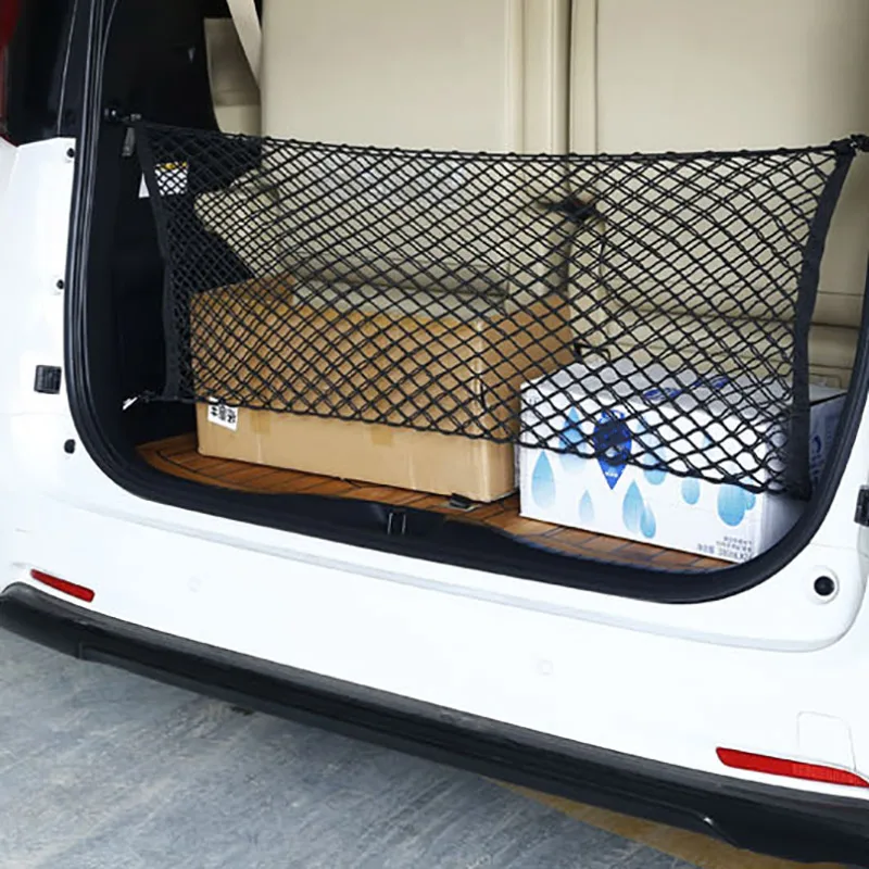 Malla DE RED Organizador flexible de almacenamiento de información Coche Adhesivo Visera Teléfono Portátil Bolsa para coche bolsa para