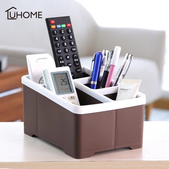 

Multi-grid Box Creative Desktop Makeup Organize Storage Box Cosmetic Case Remote Control Holder Small Objects Container