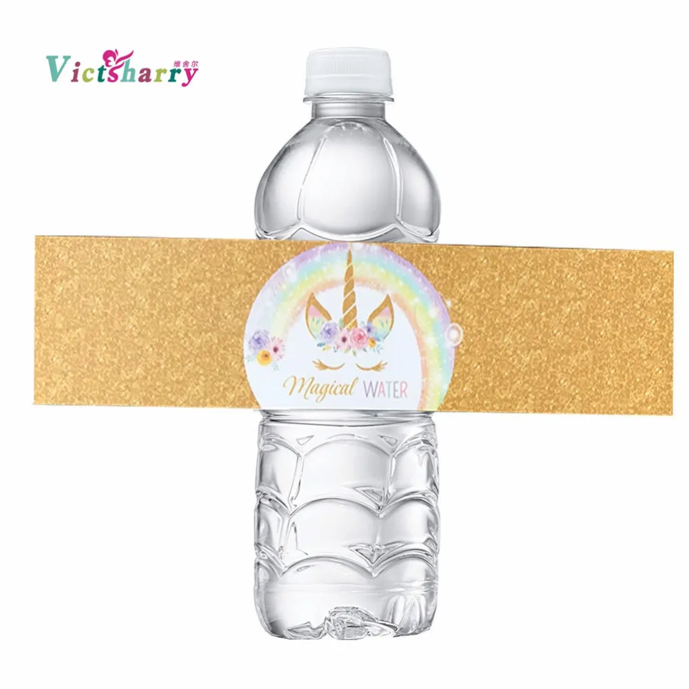 aliexpresscom buy 24pcs unicorn bottle wraps happy