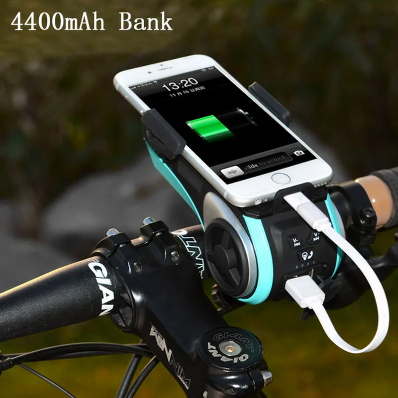 

New Multifunction Wireless Bicycle Speaker Bike Light Power Bank Riding Event Date Recorder CCTV