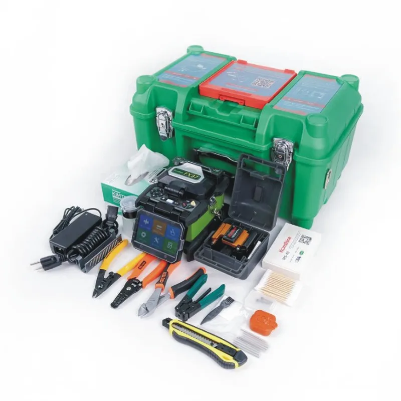 ARC оптический Komshine FX37 Fusion Splicer сварочный аппарат сердечник с волоконным кливером