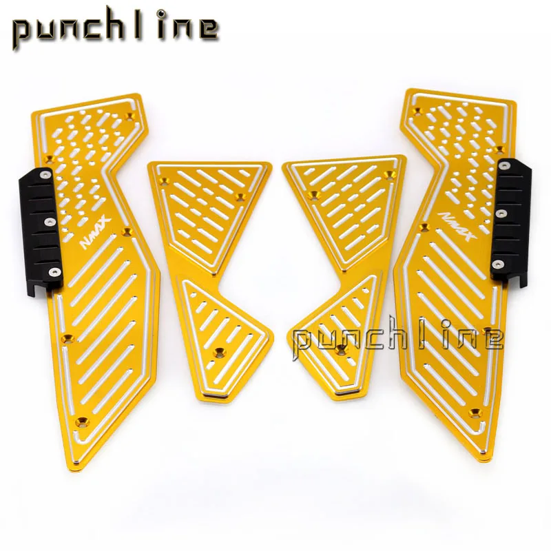 

For YAMAHA NMAX 155 125 NMAX155 NMAX125 N-MAX 155 125 15-17 Footrest Pedal Motorcycle Front & Rear Footboard Steps Foot Plate
