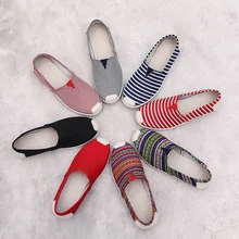 Пекин Тканевая обувь мода летающий чистая поверхность женские одинарный бант, обувь, мелкий рот мягкое дно фасоли обувь на плоской подошве