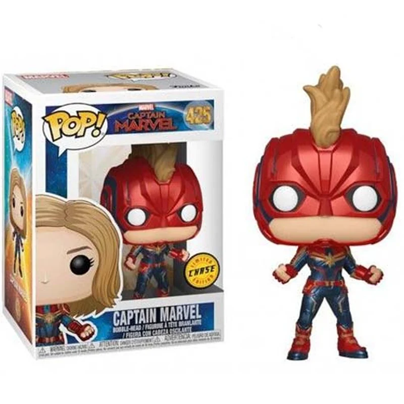 

Funko POP Captain Marvel The Avengers Exclusive Edition Vinyl Action Figures Doll Collection Model Toys For Children Gifts