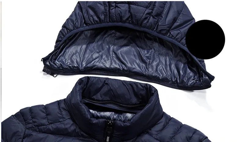 Teaegg плюс Размеры шляпа съемный хлопок Для мужчин; зимняя куртка abrigos Hombre Invierno Hombre осень-зима Куртки Для мужчин парка al337