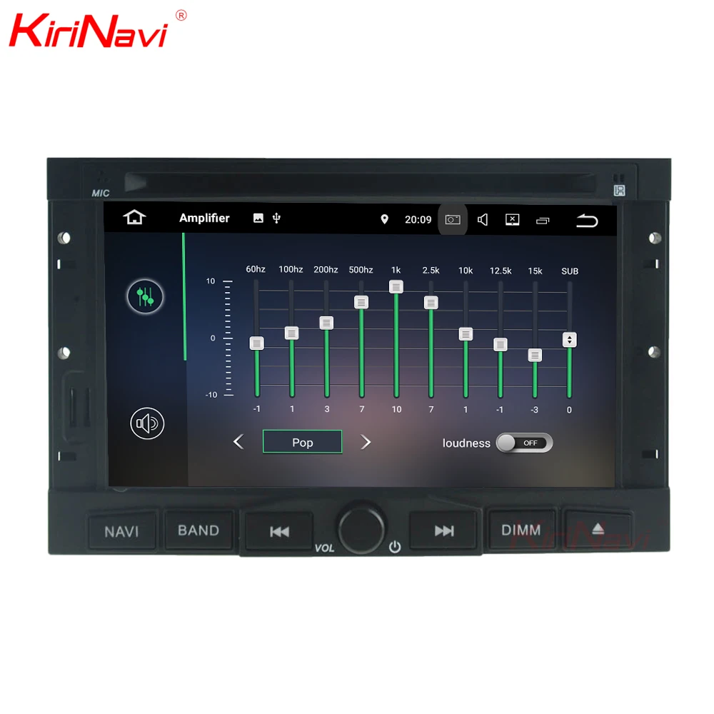 Sale KiriNavi Android 7.1 car stereo for Peugeot 5008/3008 2009+ car DVD player navigation GPS touch screen DVD Mp3/Mp4 player video 4
