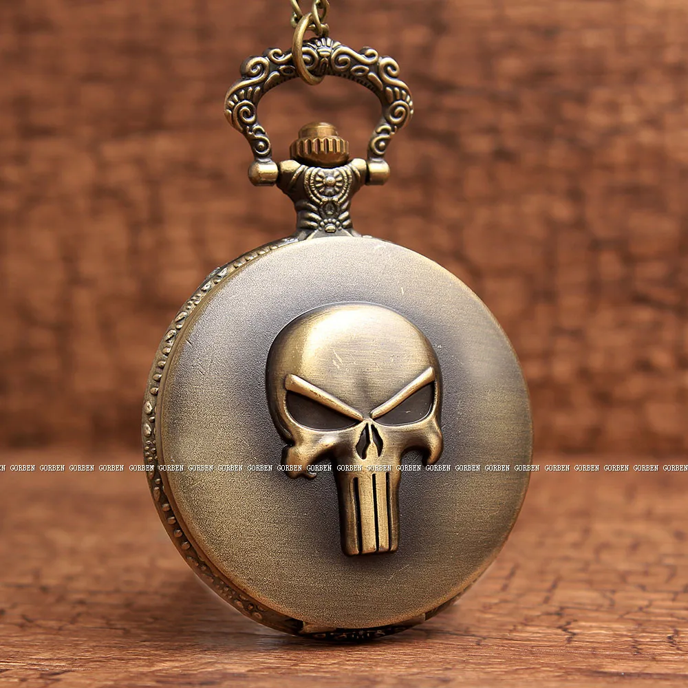 One Piece Skeleton Vintage Skull Pocket Watch One piece Merchandise