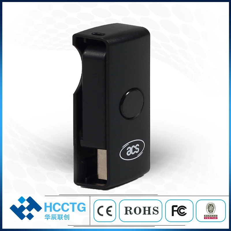 Мини ISO 7816 EMV Микросхема USB Micro B/type C/type A считыватель смарт-карт ACR38/39U серии