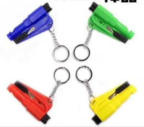 3 in 1 Emergency Mini Safety Hammer Auto Car Window Glass Breaker Seatbelt Cutter Rescue Hammer Car Lifesaving Escape Tool 1 PCS