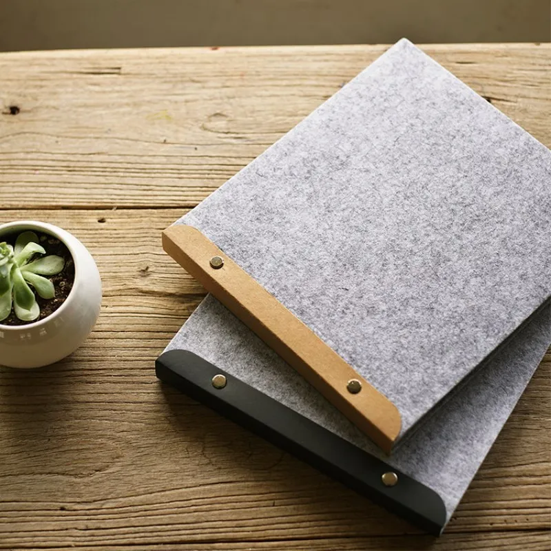 Online Fieltro Manual bricolaje álbum Polaroid bolsa de PP protección álbum Casa decoración personalizada bebé par álbum