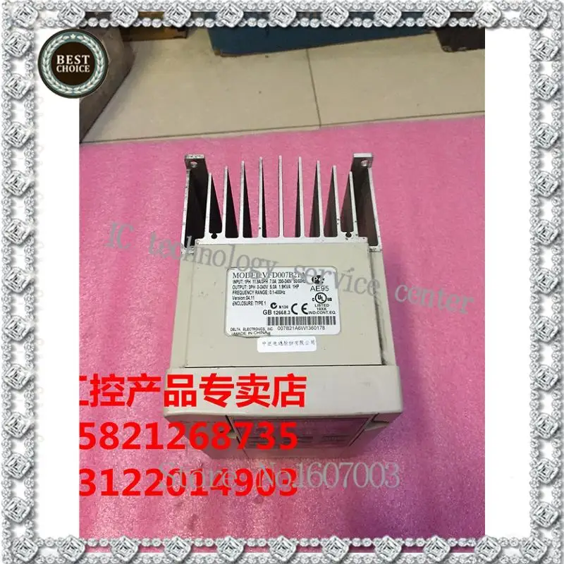 As VFDS B Инвертор серии VFD007B21A 0 75 кВт в сборе тонкость 230 В Новый имеет хорошую